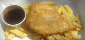 Takeaway Fish, Chips and Gravy